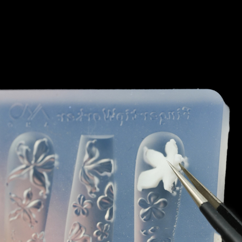 New Nail Silicone Mold Relief  - Nail Art Orange recension och pris