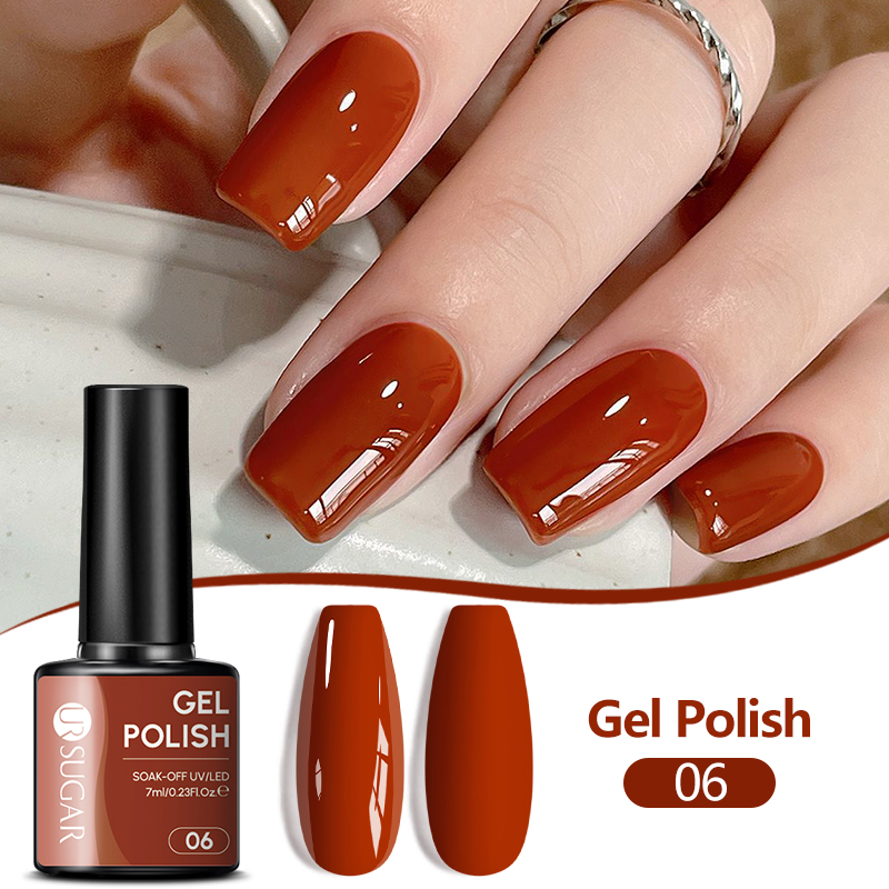 UR SUGAR 1/6pcs Pumpkin Orange - Nail Art Orange recension och pris