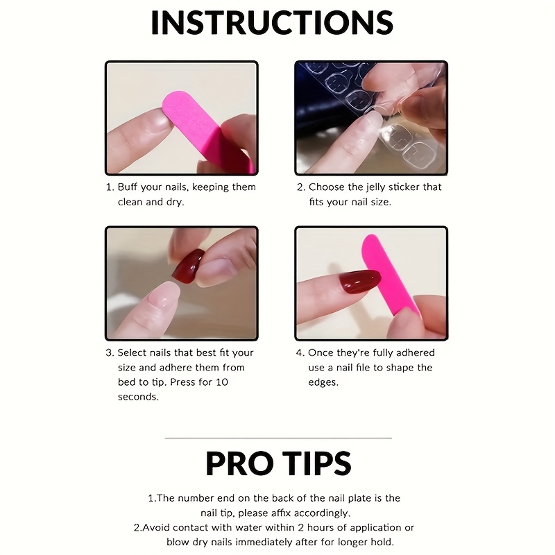 10Pcs Almond Press On Nails, M - Nail Art Press On recension och pris