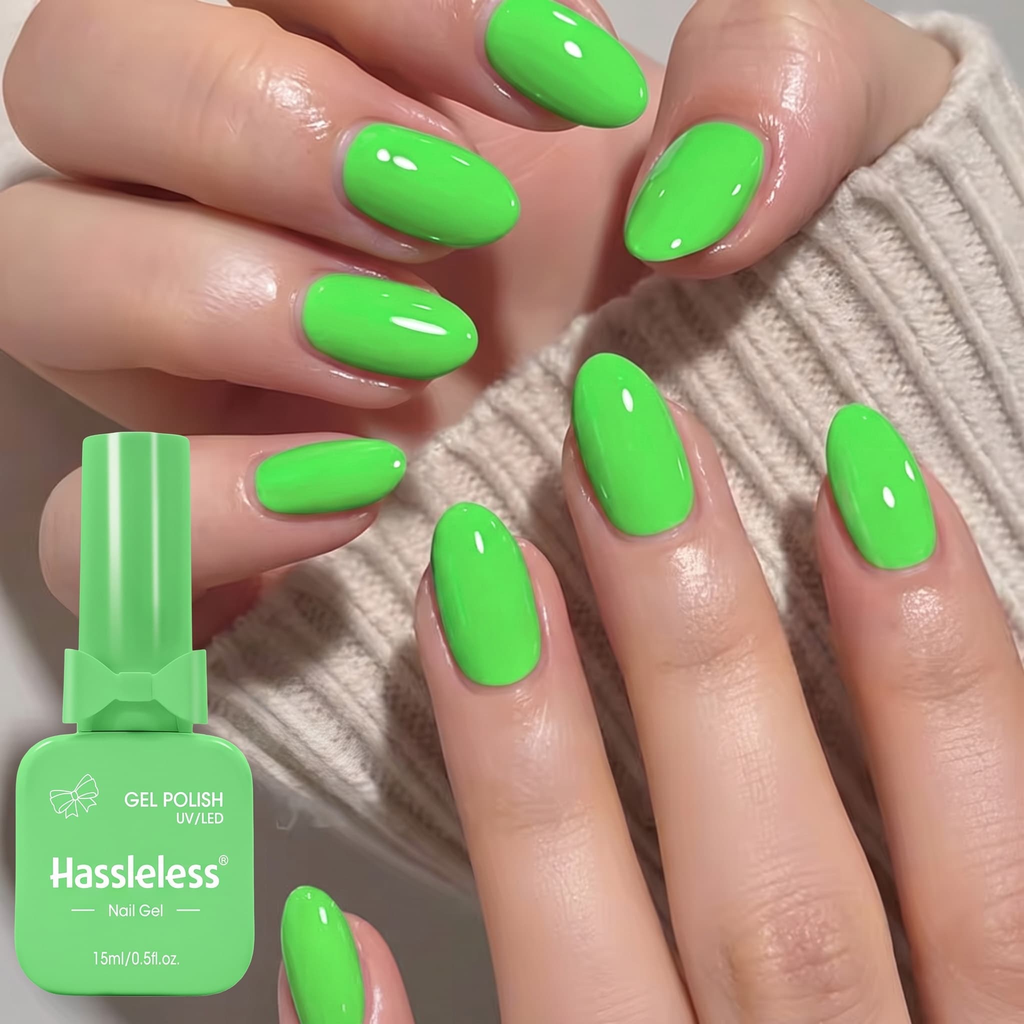 Hassleless 3-Piece Gel Nail Po - Nail Art Orange recension och pris